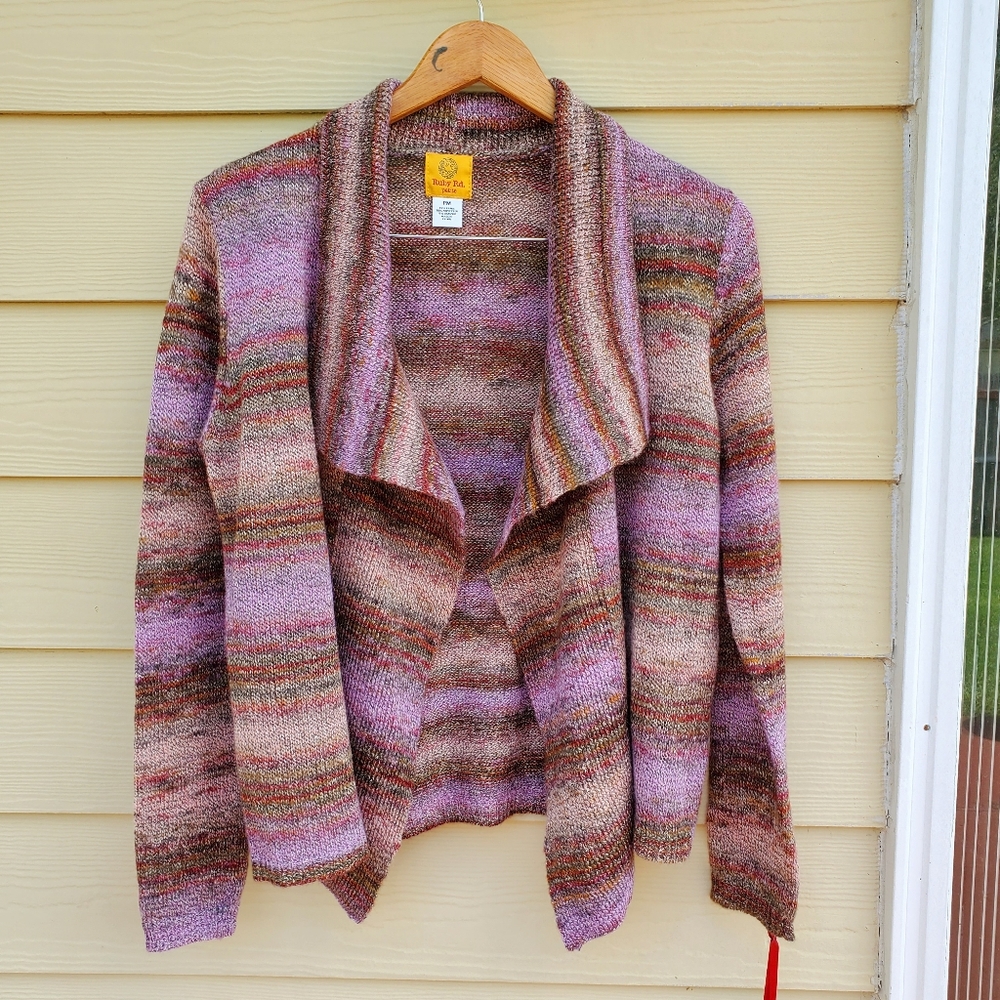 Ruby rd, women  sweater  multicolor  sz M.